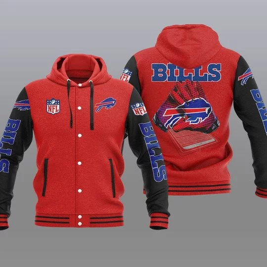 Buffalo Bills Baseball Jacket UV59 - Image 2