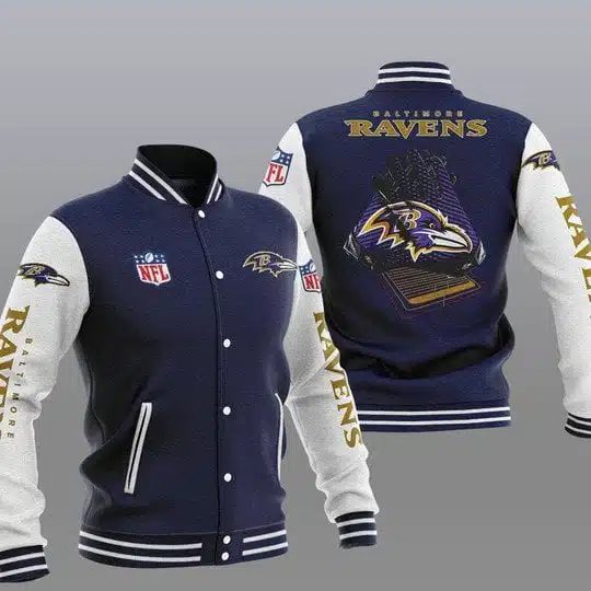Baltimore Ravens Baseball Jacket GS59