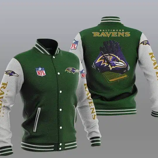 Baltimore Ravens Baseball Jacket UT58