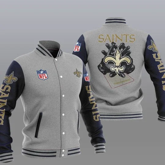 New Orleans Saints Baseball Jacket II99