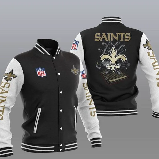 New Orleans Saints Baseball Jacket TT92