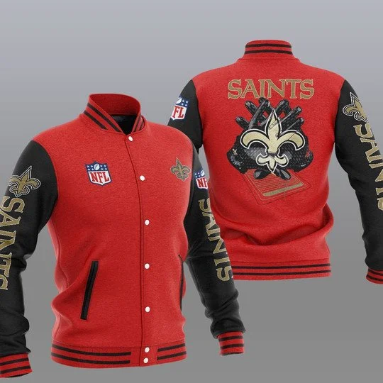 New Orleans Saints Baseball Jacket VV22