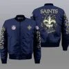 New Orleans Saints Bomber Jacket Full Size MM31