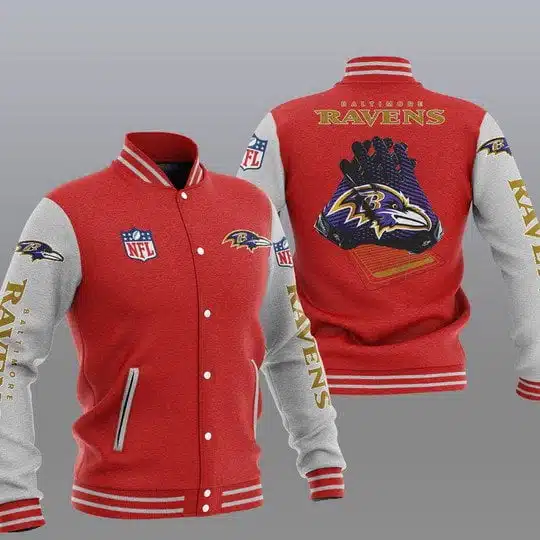 Baltimore Ravens Baseball Jacket UV75