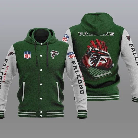 Atlanta Falcons Baseball Jacket IN62 - Image 2