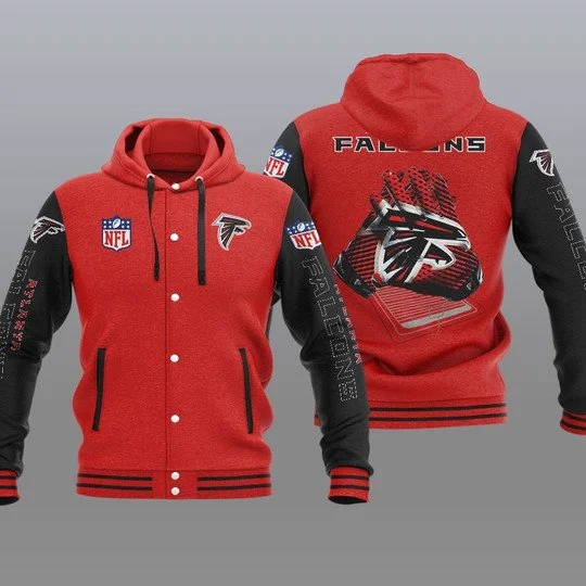 Atlanta Falcons Baseball Jacket JV16 - Image 2