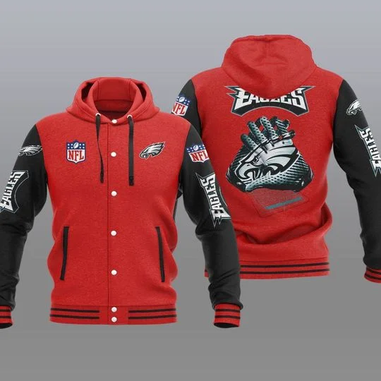 Philadelphia Eagles Baseball Jacket IL31 - Image 2