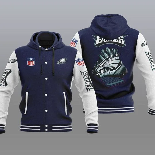 Philadelphia Eagles Baseball Jacket UP99 - Image 2