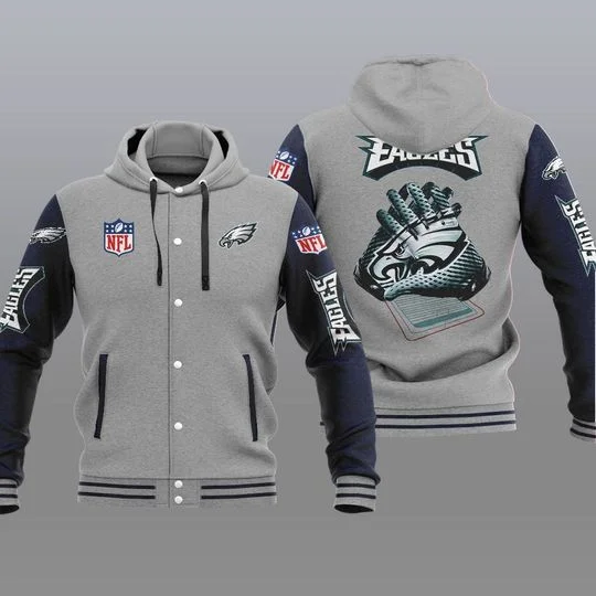 Philadelphia Eagles Baseball Jacket HO23 - Image 2