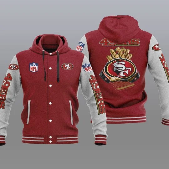 San Francisco 49ers Baseball JacketT YN39 - Image 2