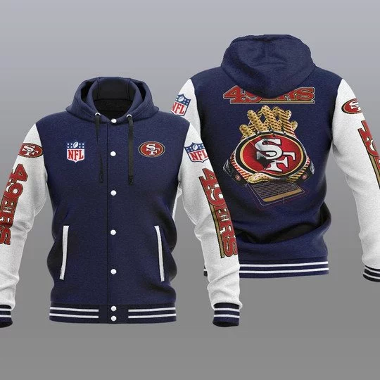 San Francisco 49ers Baseball JacketXI83 - Image 2
