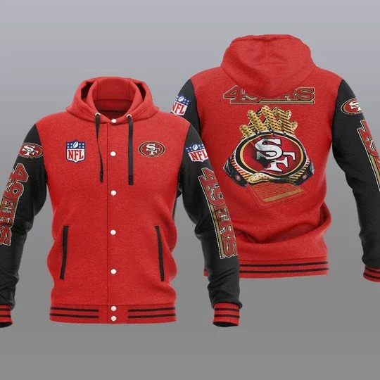 San Francisco 49ers Baseball Jacket LB73 - Image 2