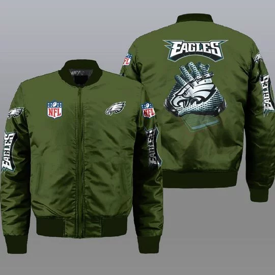 Philadelphia Eagles Bomber Jacket Full Size OG77