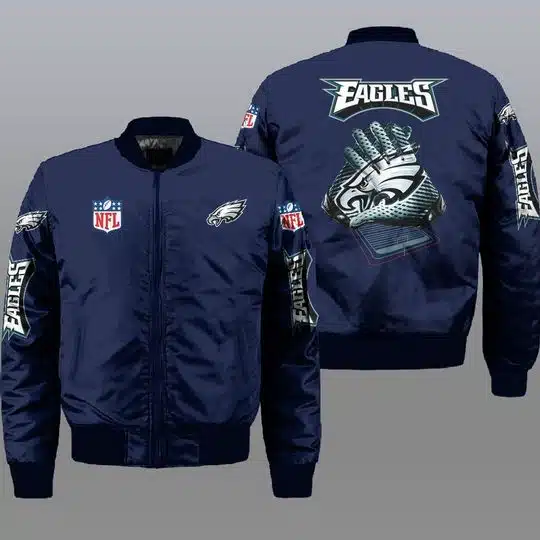 Philadelphia Eagles Bomber Jacket Full Size YL01