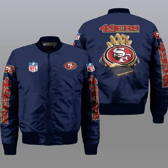 San Francisco 49ers Bomber Jacket Full Size NQ92