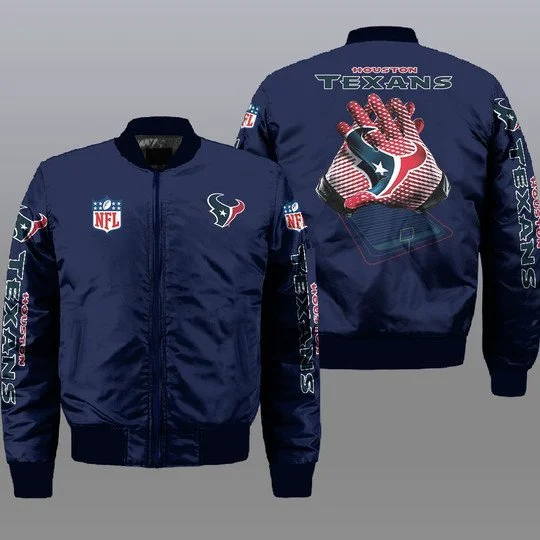 Houston Texans Bomber Jacket Full Size AU36