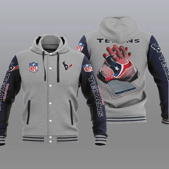 Houston Texans Baseball Jacket UF38 - Image 2