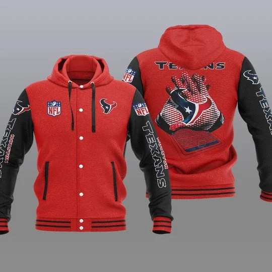 Houston Texans Baseball Jacket JB38 - Image 2