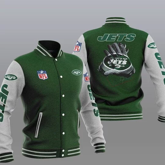 New York Jets Baseball Jacket YM93 - Image 2