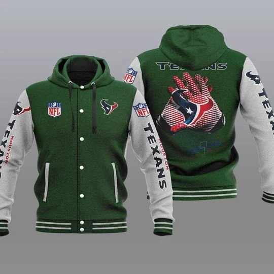 Houston Texans Baseball Jacket NN48 - Image 2
