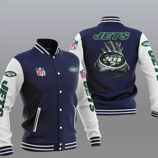 New York Jets Baseball Jacket LF29