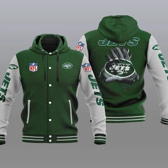 New York Jets Baseball Jacket YM93