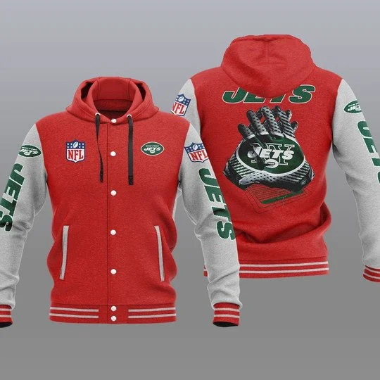 New York Jets Baseball Jacket YL21 - Image 2