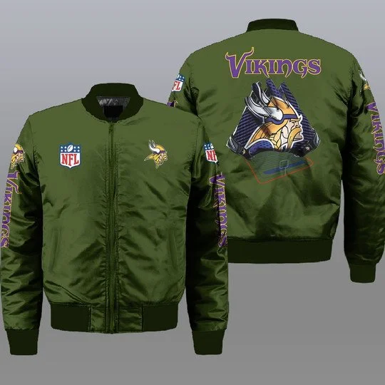 Minnesota Vikings Bomber Jacket Full Size GJ18