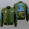 Detroit Lions Bomber Jacket Full Size DR83