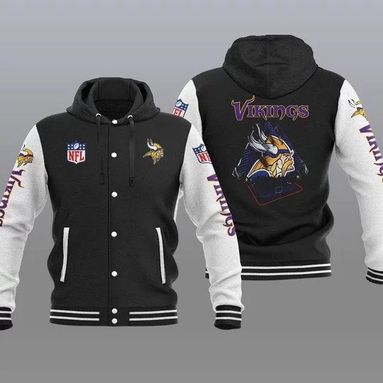 Minnesota Vikings Baseball Jacket GC61 - Image 2
