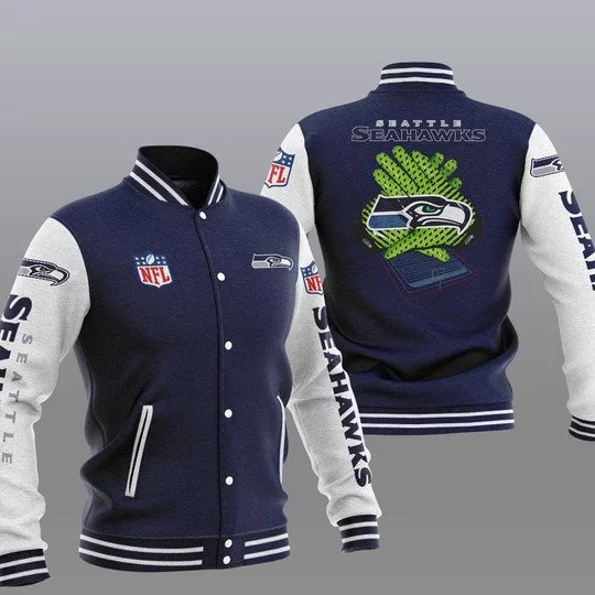 Seattle Seahawks Baseball Jacket MA63