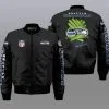 Seattle Seahawks Bomber Jacket Full Size KF99