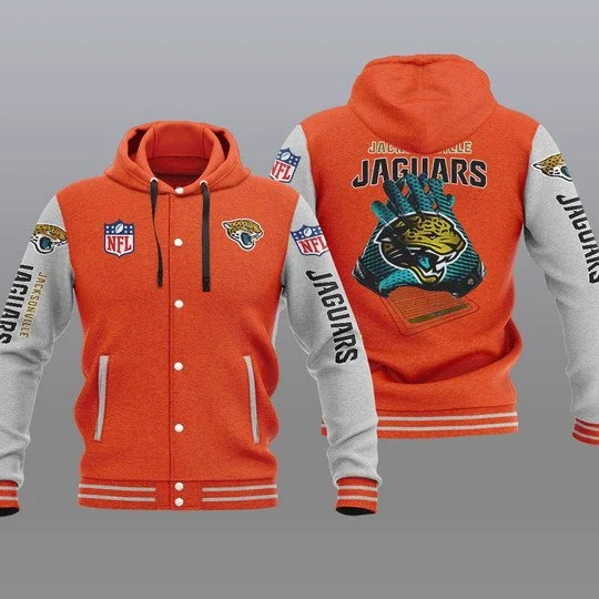 Jacksonville Jaguars Baseball Jacket WI29 - Image 2