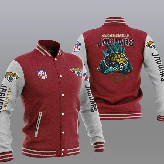 Jacksonville Jaguars Baseball Jacket AO29