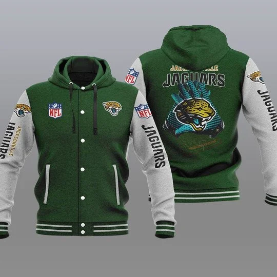 Jacksonville Jaguars Baseball Jacket KV49 - Image 2