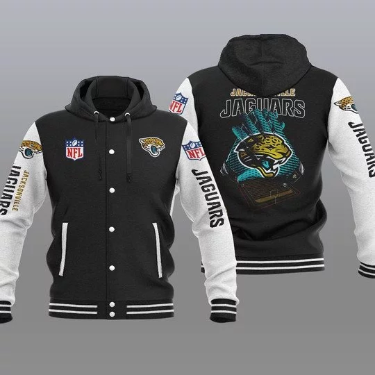 Jacksonville Jaguars Baseball Jacket AP49 - Image 2