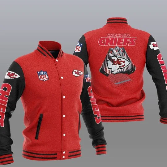 Kansas City Chiefs Baseball Jacket PS82