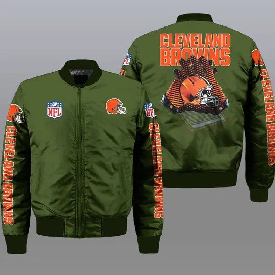 Cleveland Browns Bomber Jacket Full Size FX88