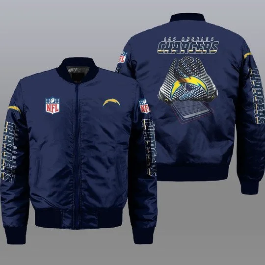 Los Angeles Chargers Bomber Jacket Full Size LJ89