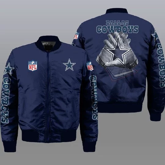 Dallas Cowboys Bomber Jacket Full Size OX04