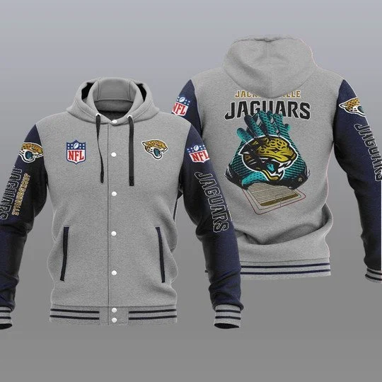 Jacksonville Jaguars Baseball Jacket RF39 - Image 2