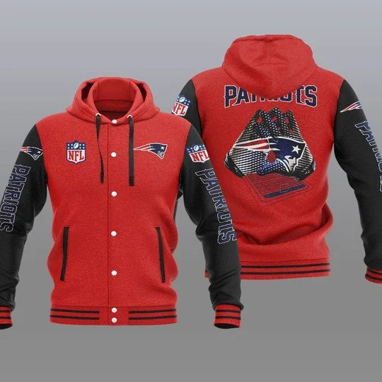 New England Patriots Baseball Jacket HB63 - Image 2