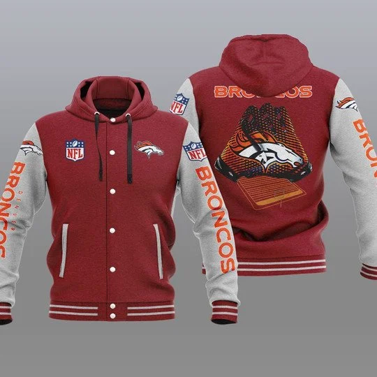 Denver Broncos Baseball Jacket BP03 - Image 2