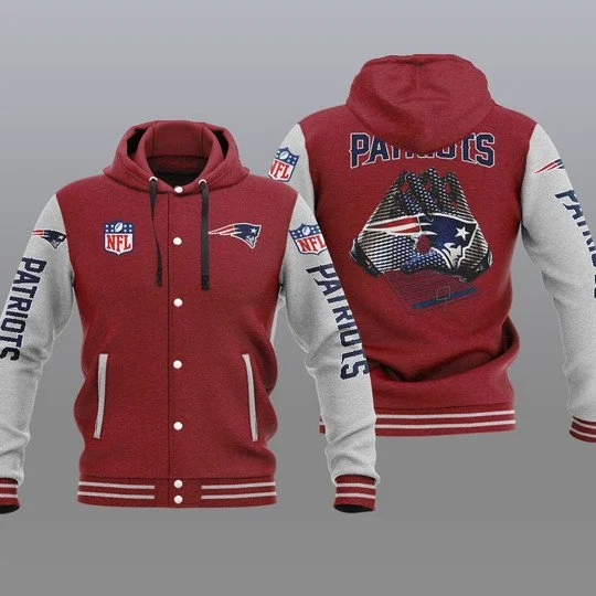New England Patriots Baseball Jacket PI44 - Image 2
