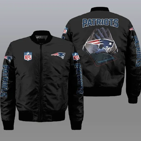 New England Patriots Bomber Jacket Full Size LG91