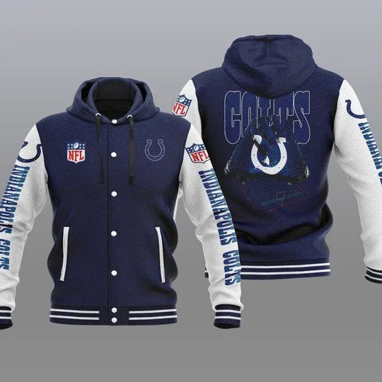 Indianapolis Colts Baseball Jacket SX31 - Image 2