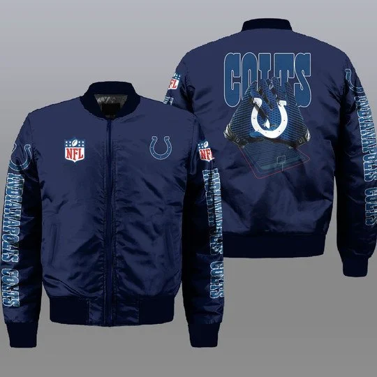 Indianapolis Colts Bomber Jacket Full Size UJ46