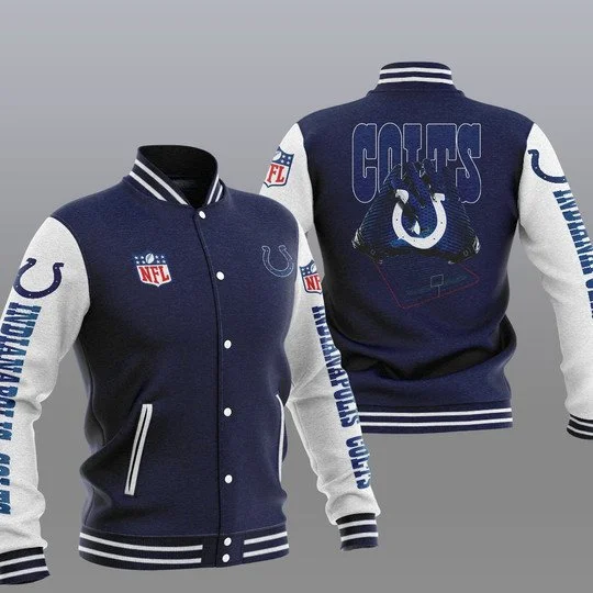 Indianapolis Colts Baseball Jacket SX31