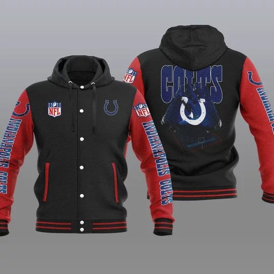 Indianapolis Colts Baseball Jacket KB48 - Image 2