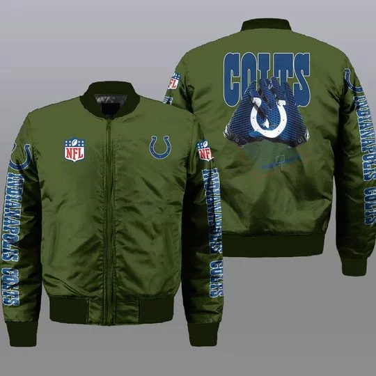 Indianapolis Colts Bomber Jacket Full Size OL92